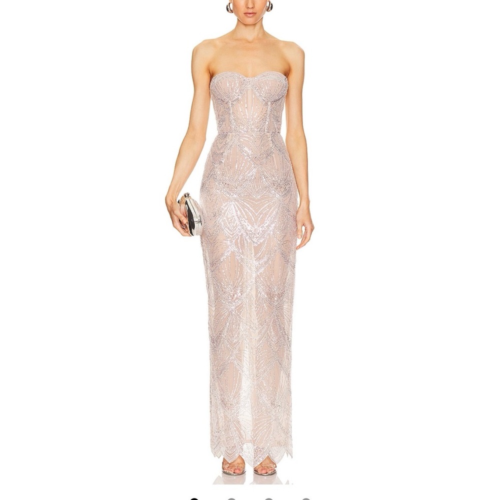 Giselle Blanc Gown White - Picture 2 of 7